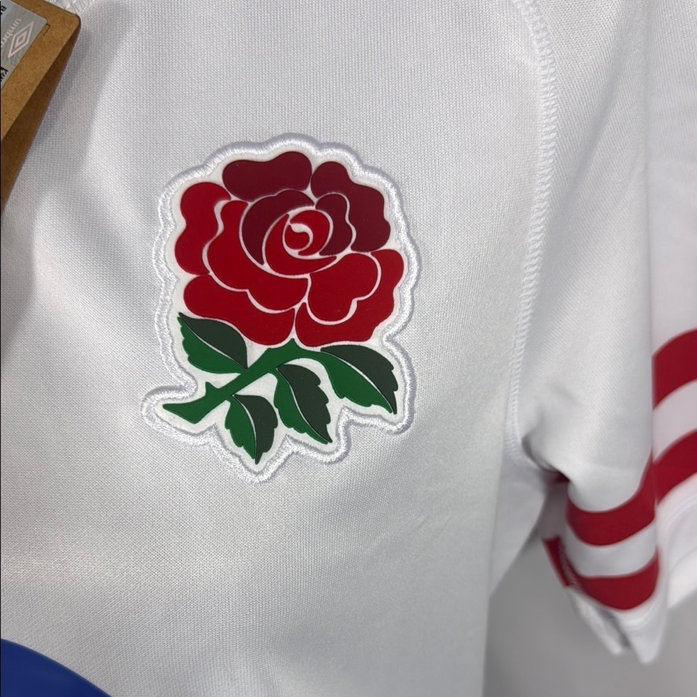 Umbro England White & Red Women’s Rugby Jersey – Size Small (NWT - Picture 5 of 8